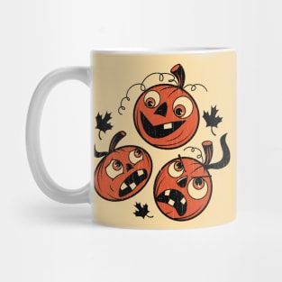 Trio of Halloween Pumpkins Mug